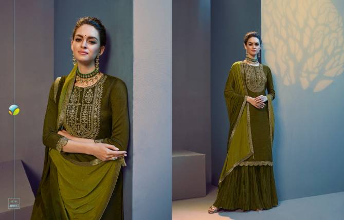 Vinay Tumbaa Roza New Exclusive Wear Georgette Ready Made Suit Collection